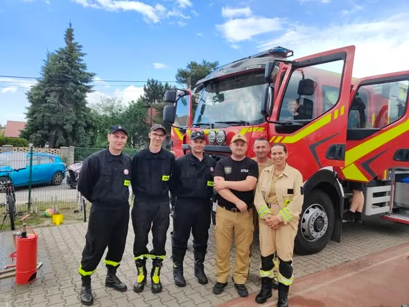 OSP Kawcze wspierało ekofestyn przy Szkole nr 3 w Rawiczu