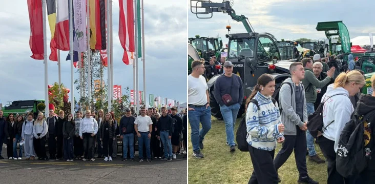 Uczniowie ZSPT CKU z wizytą na AGRO SHOW w Bednarach