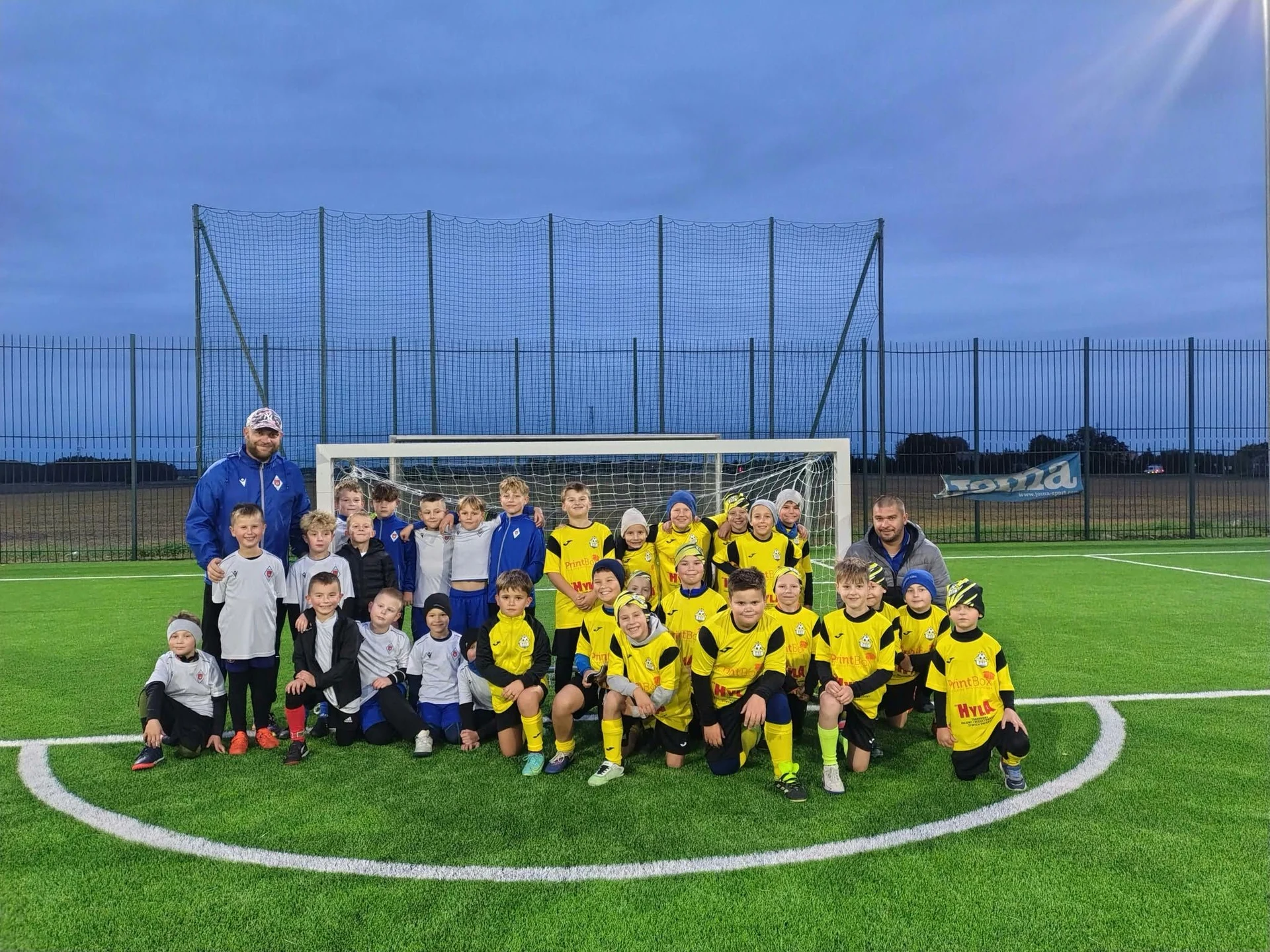 Sparing żaków w Bojanowie z PKS Piast Poniec