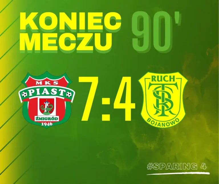 Ruch Bojanowo zagrał sparing w Żmigrodzie