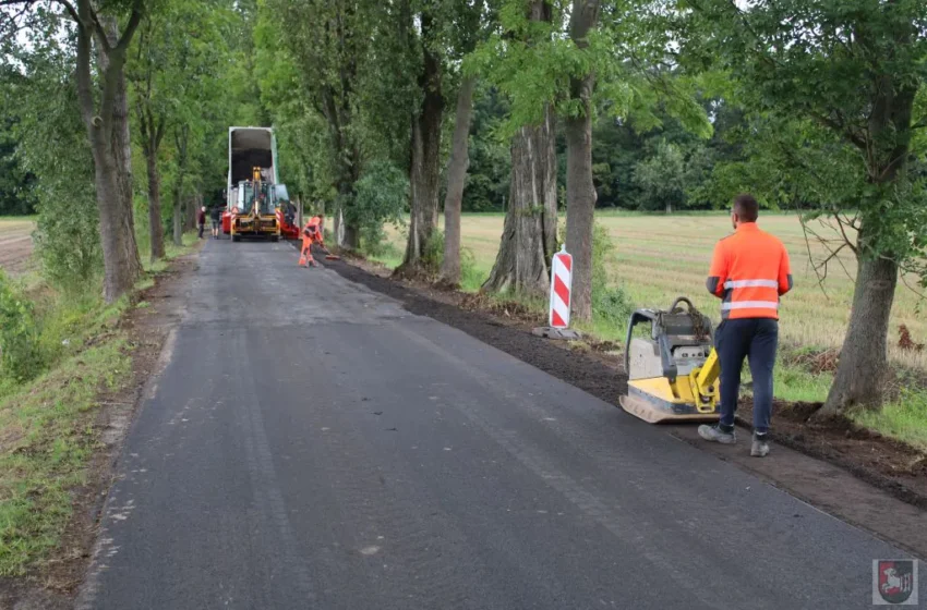  W Gościejewicach trwają prace budowlane