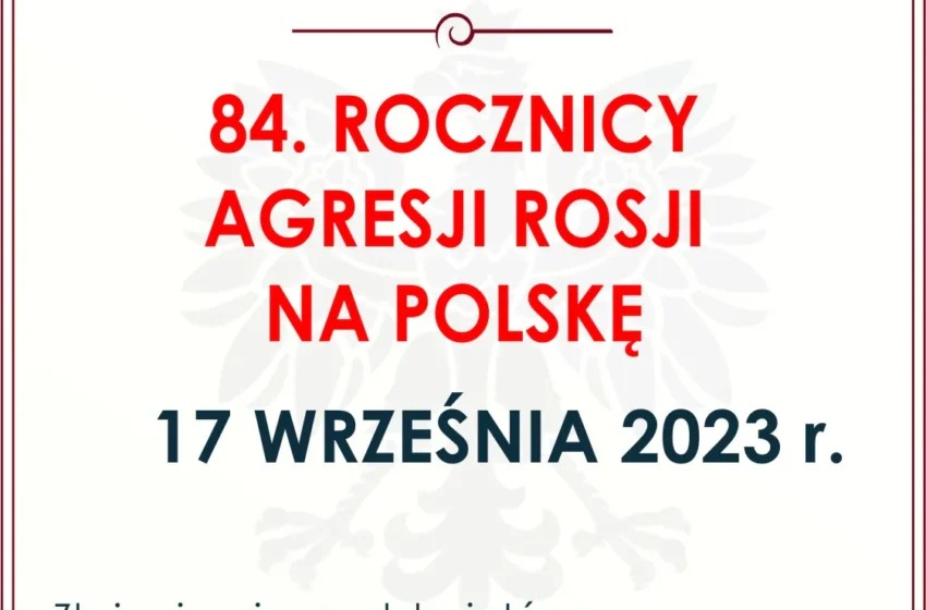  17 września – rocznica agresji Rosji na Polskę