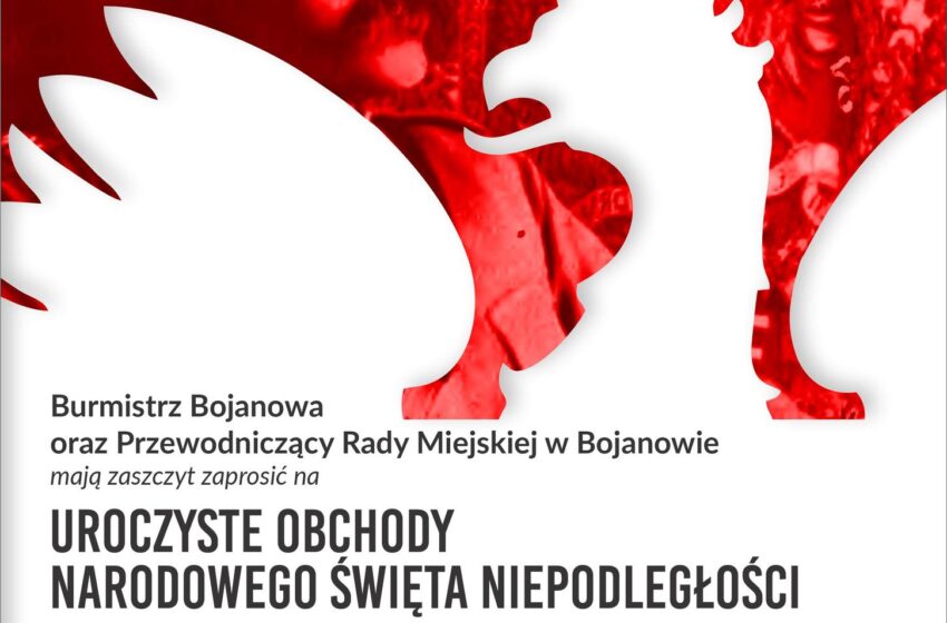  Zaproszenie na obchody Narodowego Święta Niepodległości.