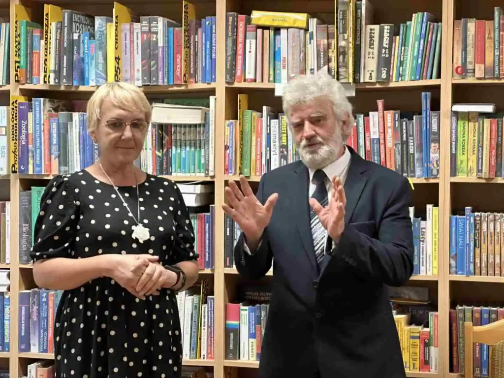 Miejska Biblioteka Publiczna w Bojanowie gościła Pana Zbigniewa Kołbę