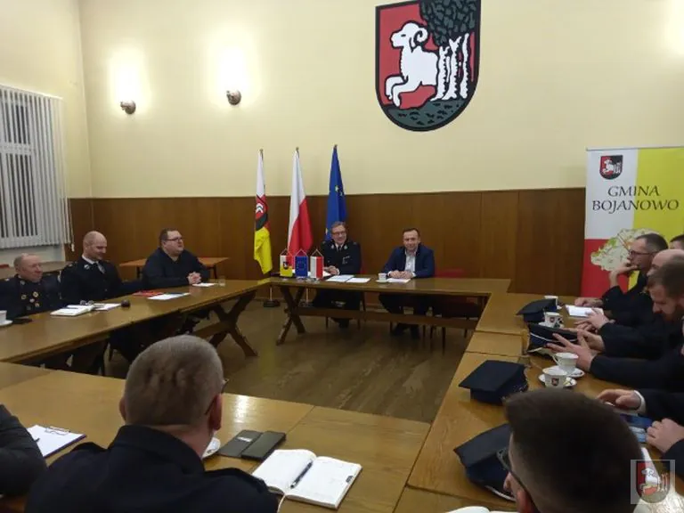 Spotkanie Zarządu Oddziału Miejsko-Gminnego Związku Ochotniczych Straży Pożarnych
