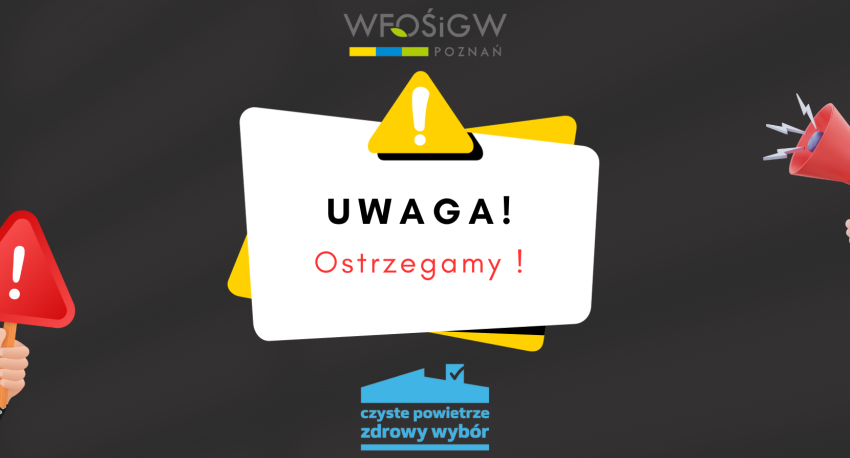  Uwaga – ostrzeżenie!