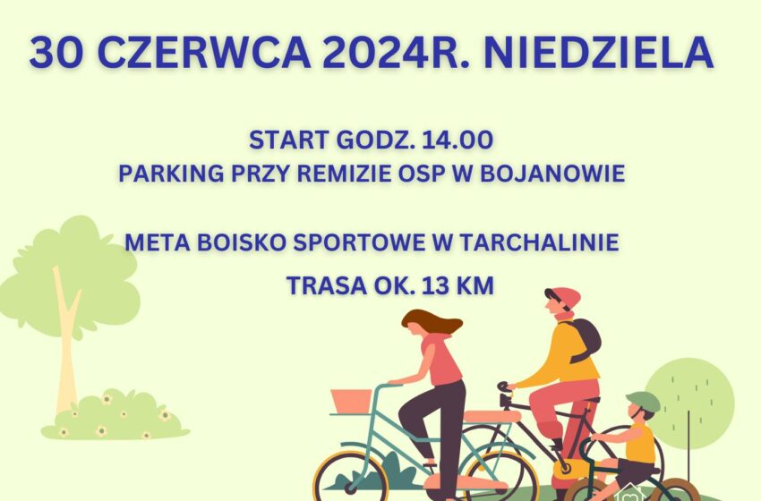  Zaproszenie na Rodzinną Rowerówkę w Gminie Bojanowo!