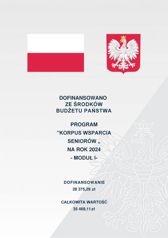 Program „Korpus Wsparcia Seniorów 2024" – Usługi Sąsiedzkie w Gminie Bojanowo