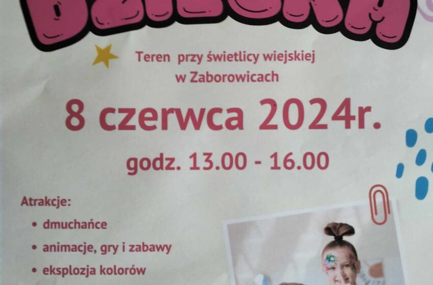  Dzień Dziecka w Zaborowicach – Radosne Święto dla Najmłodszych