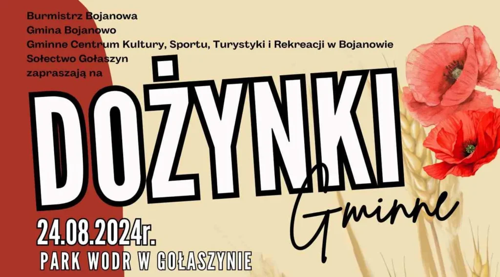 Dożynki 2024 w Bojanowie: Tradycyjne Obchody z Muzyką, Folklorem i Atrakcjami dla Rodziny