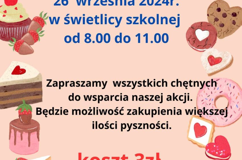  Słodki Dzień w Szkole Podstawowej w Bojanowie – Pomoc Powodzianom