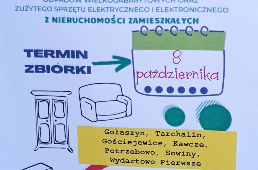  Objazdowa zbiórka odpadów wielkogabarytowych i elektrośmieci