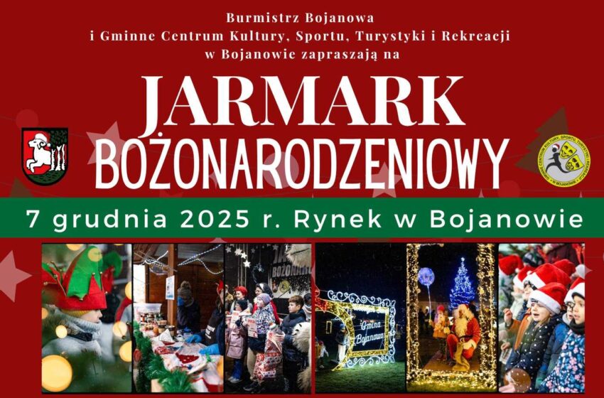  Jarmark Bożonarodzeniowy w Bojanowie już 7 grudnia